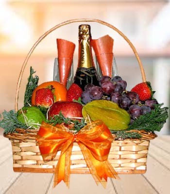 Champagne Cocktail Basket