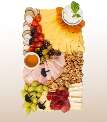 Cheese, Nuts and Fruit Platter