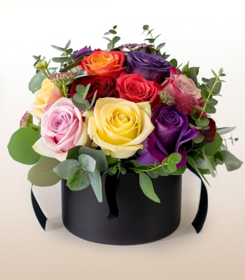 Mix Color Roses in Box