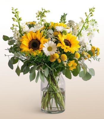 Sunflowers in Vase