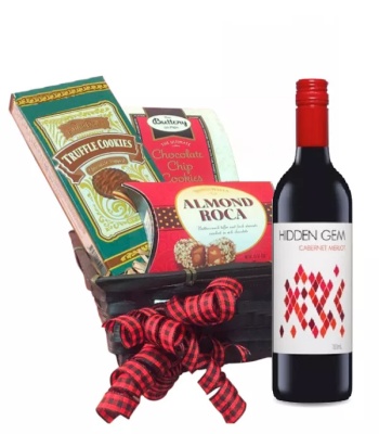 Christmas Hamper with Wine