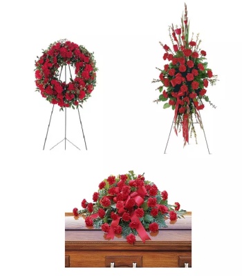 Funeral Flower Package - Warm Regards