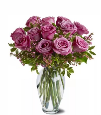 Lavender Roses - One Dozen