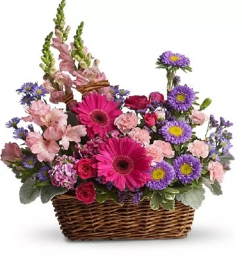 Mixed Flower Basket