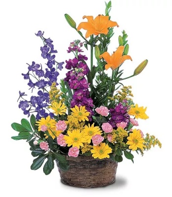 Mixed Flowers Basket