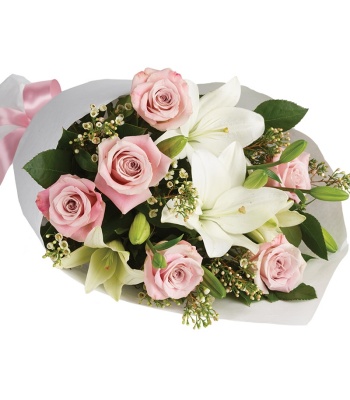 Roses and Lilies Flower Bouquet