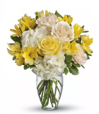 White and Yellow Flower Bouquet