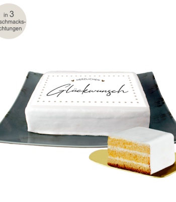 Sponge Cake "Congratulations"