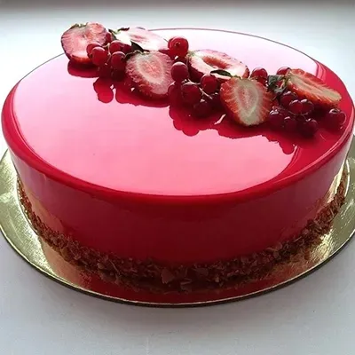 Strawberry Cake Glaze