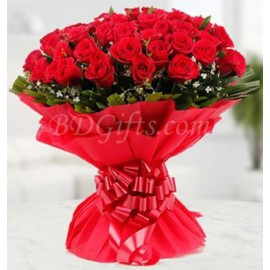 35 Red Roses Bunch