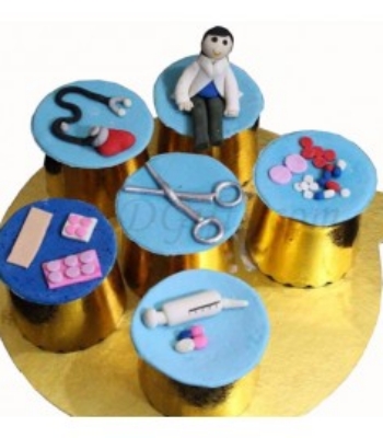 Cupcakes Doctor Themed