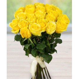 Yellow Rose Bouquet - 24 Imported Yellow Roses