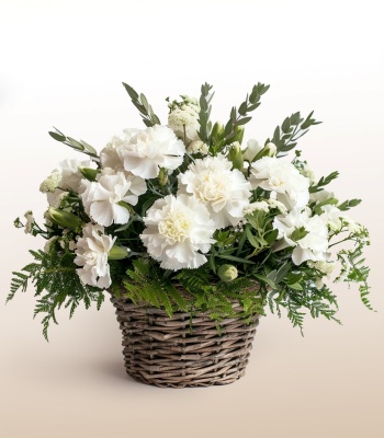 Carnation Flower Basket