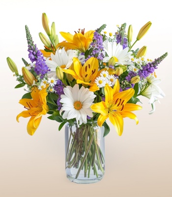 Daisy And Lily Arrangement