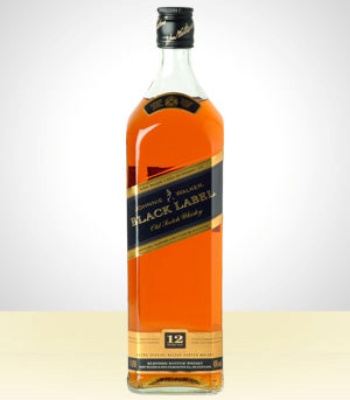 Johnnie Walker Whisky, Black Label. 1000 Cc