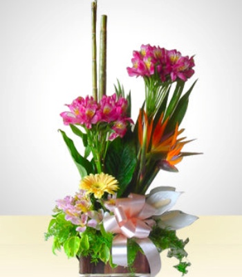 Spring Rustic Flower Arrangement 2