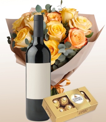 Chocolate, Roses and Wine