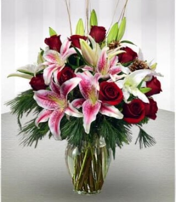 Christmas Roses and Lilies