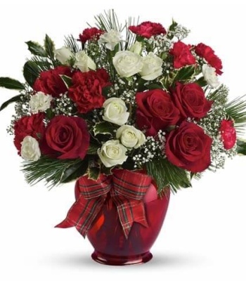 Christmas Roses Arrangement