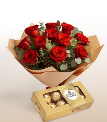 Roses And Chocolate Box