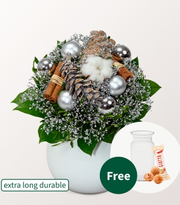 Christmas Bouquet with Babys Breath