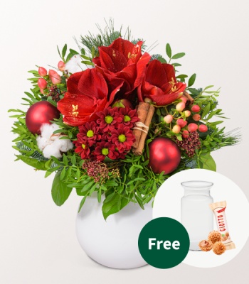 Merry Christmas Flower Bouquet - Winterzauber