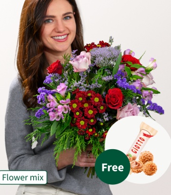 Mix Flower Bouquet - Lebensfreude