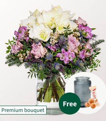 Premium Flower Bouquet - Winterhauch