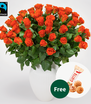 50 Orange Roses