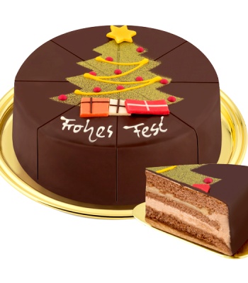 Christmas Cake - Happy Holiday