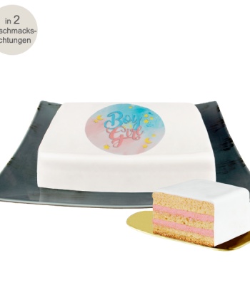 Gender Reveal Cake