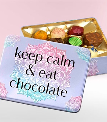 Keep Calm And Eat Chocolate Gift Box