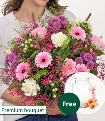 Mix Flowers Bouquet - Premium