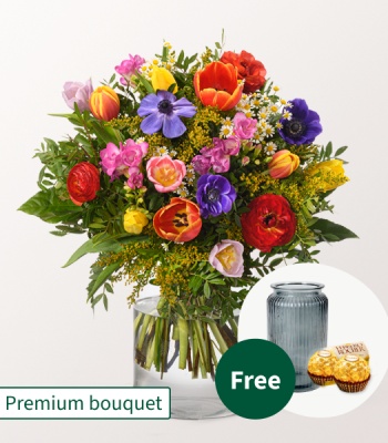 Mixed Colored Premium Flower Bouquet