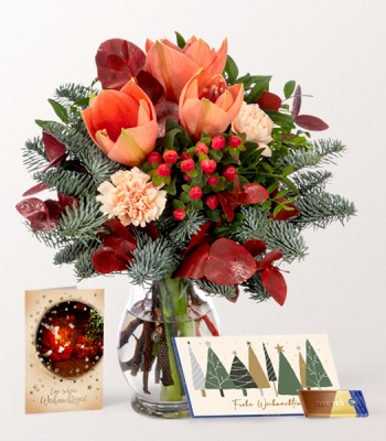 St. Nicholas Day Set with Flower Bouquet