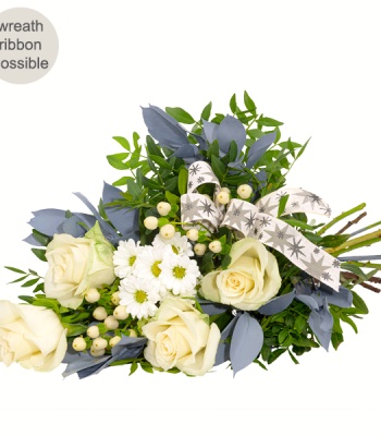 Sympathy Flower Bouquet - White Flowers