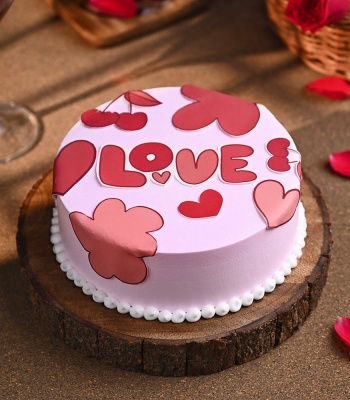 Anniversary Cake - Sweet Hearts