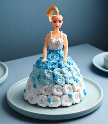 Barbie Doll Cake