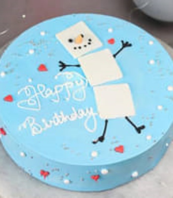 Birthday Cake - Snowman