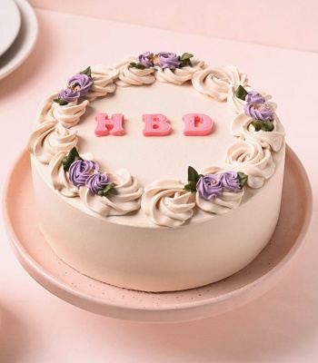 Birthday Cake - Vanilla Rosette