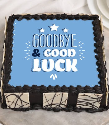 Chocolate Cake - Good Luck Farewell Cake