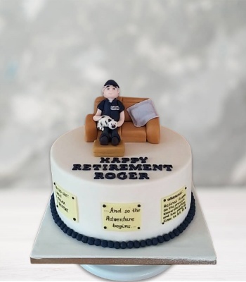 Happy Retirement Cake