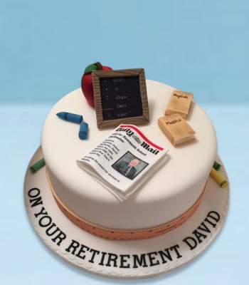 Teacher Retirement Cake