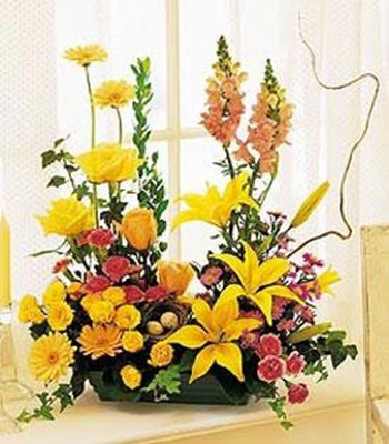 Mix Flower Basket