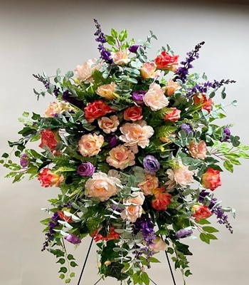 Standing Funeral Wreath