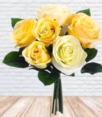 Yellow Roses - 6 Stems