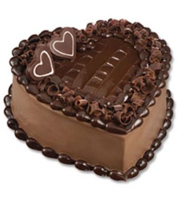 Chocolate Heart Shape Cake