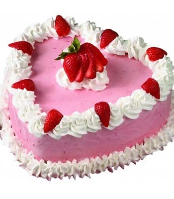 Cream Cake Pink - Heart Shaped