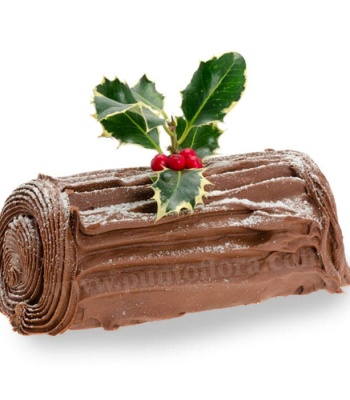 French Dessert Christmas Log