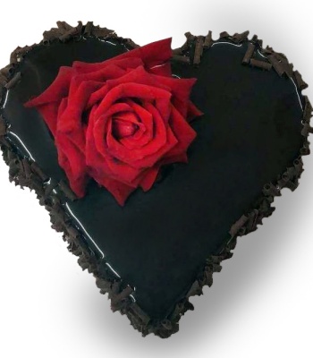 Heart Shape Chocolate Cake